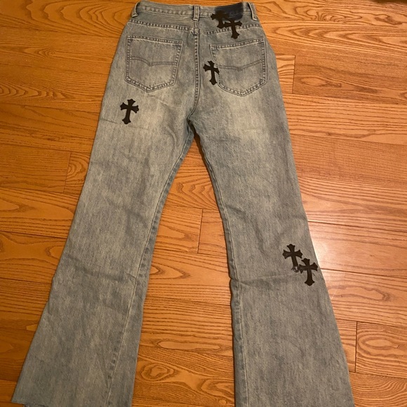 SOLD- Chrome hearts dupe jeans - Picture 6 of 7